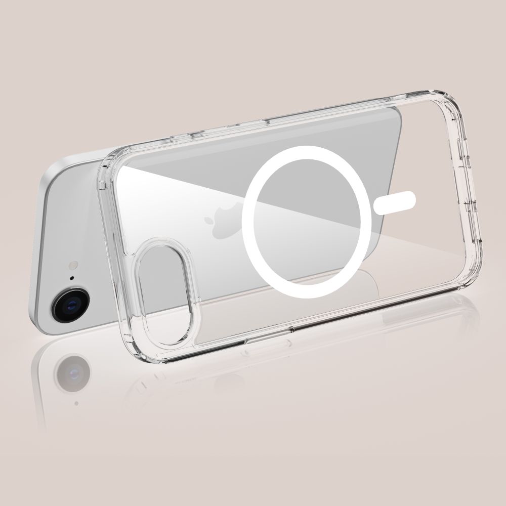 Dėklas Tech-Protect FlexAir Hybrid MagSafe iPhone 16E / 17E, skaidrus