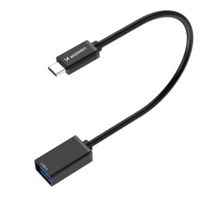 Wozinsky WOTGY1S USB-C 3.0 (vyriškas) – USB-A 3.0 (moteriškas) OTG adapteris – juodas
