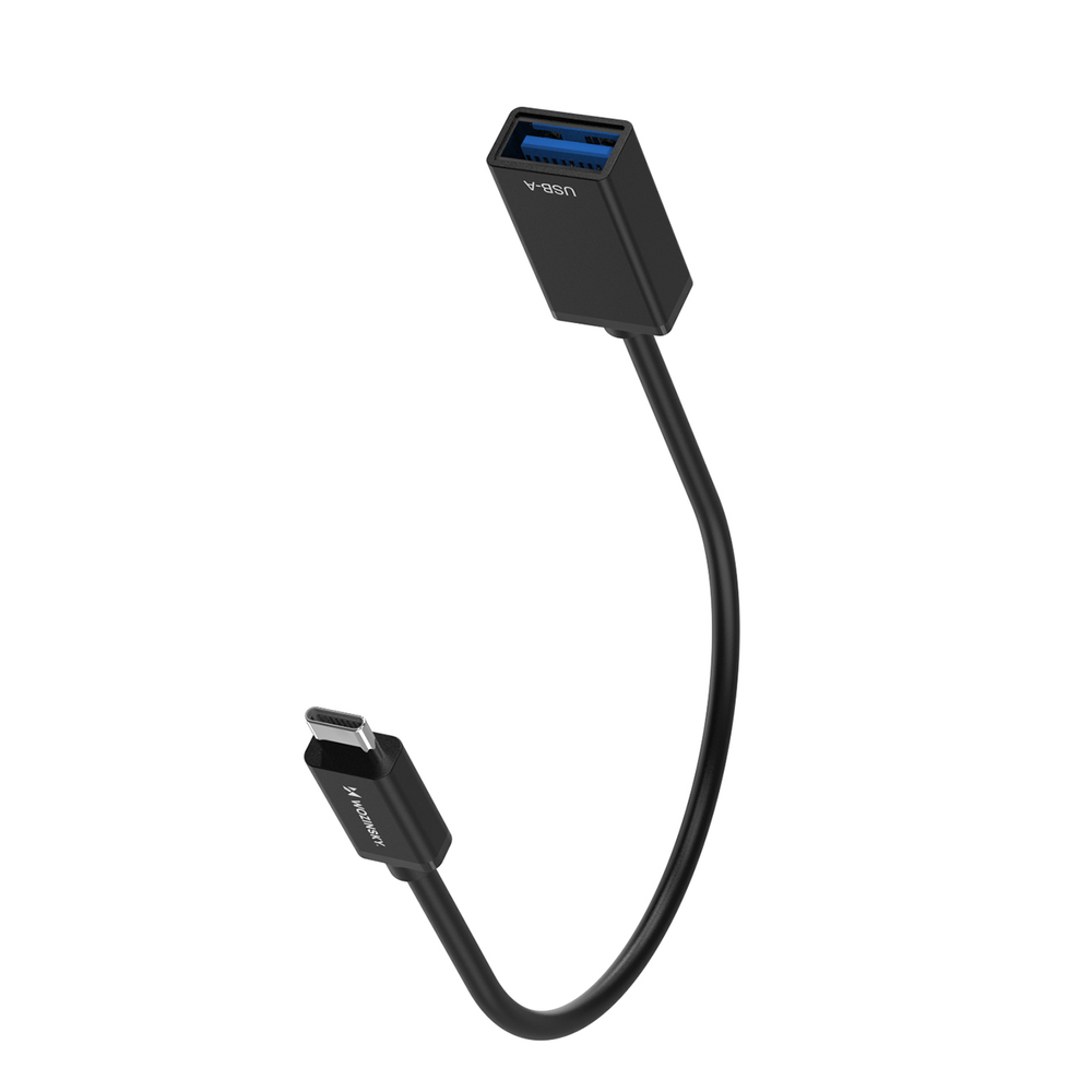 Wozinsky WOTGY1S USB-C 3.0 (vyriškas) – USB-A 3.0 (moteriškas) OTG adapteris – juodas