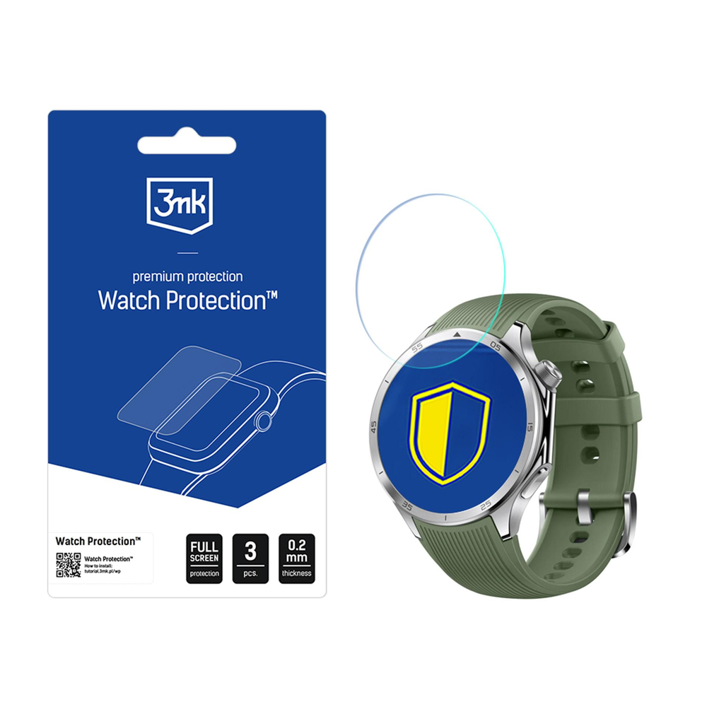 Hybrid Glass 3mk Watch Protection FlexibleGlass, skirtas OnePlus Watch 3
