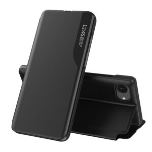 Eko odos dėklas su langeliu ir stovu iPhone 16e – juodas