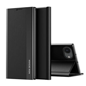 Sleep Case Pro dėklas iPhone 16e su atverčiamu dangteliu – juodas