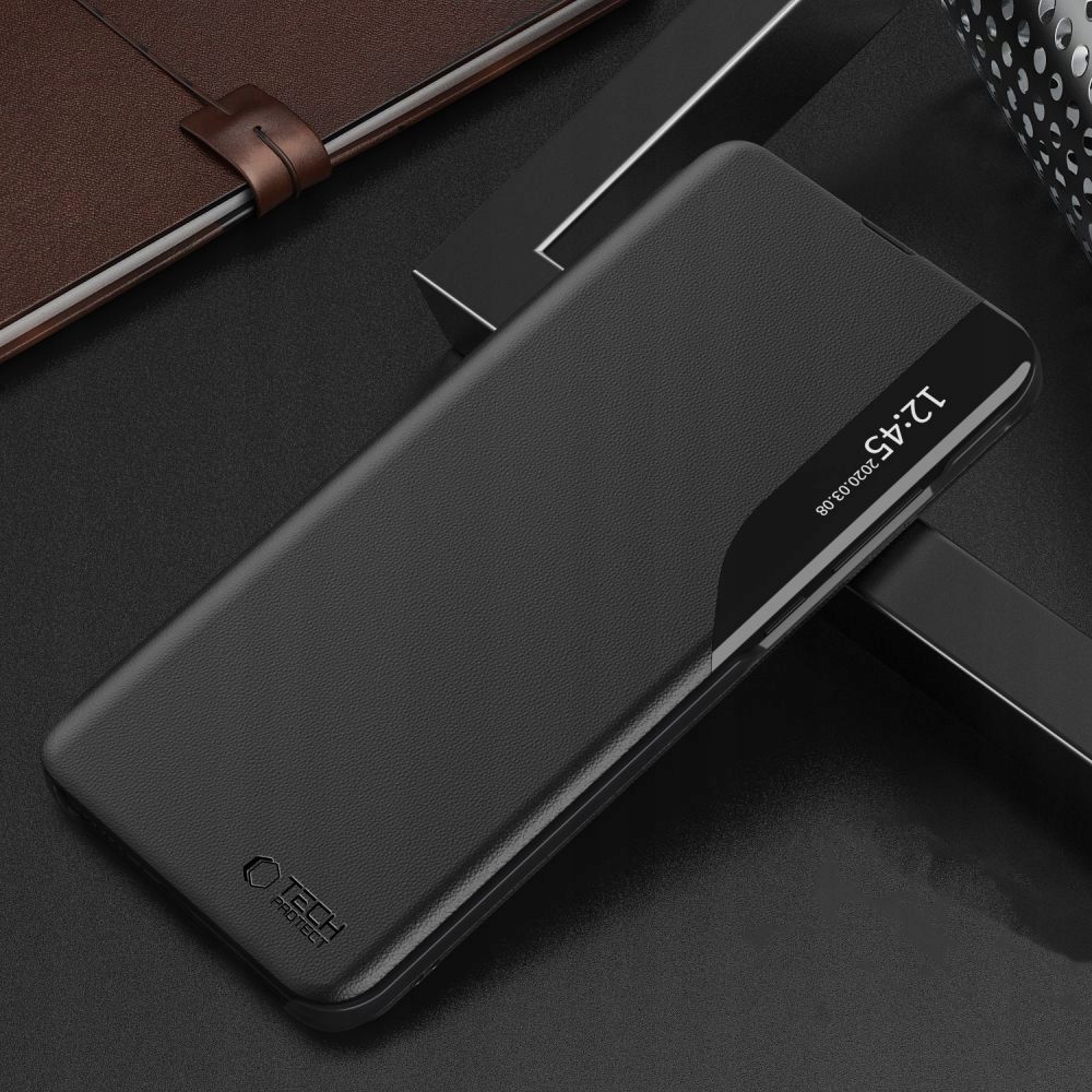 Dėklas Tech-Protect Smart View Xiaomi Redmi 12, juodas