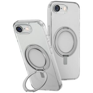 Uniq Swivix 360 dėklas iPhone 16e – skaidrus