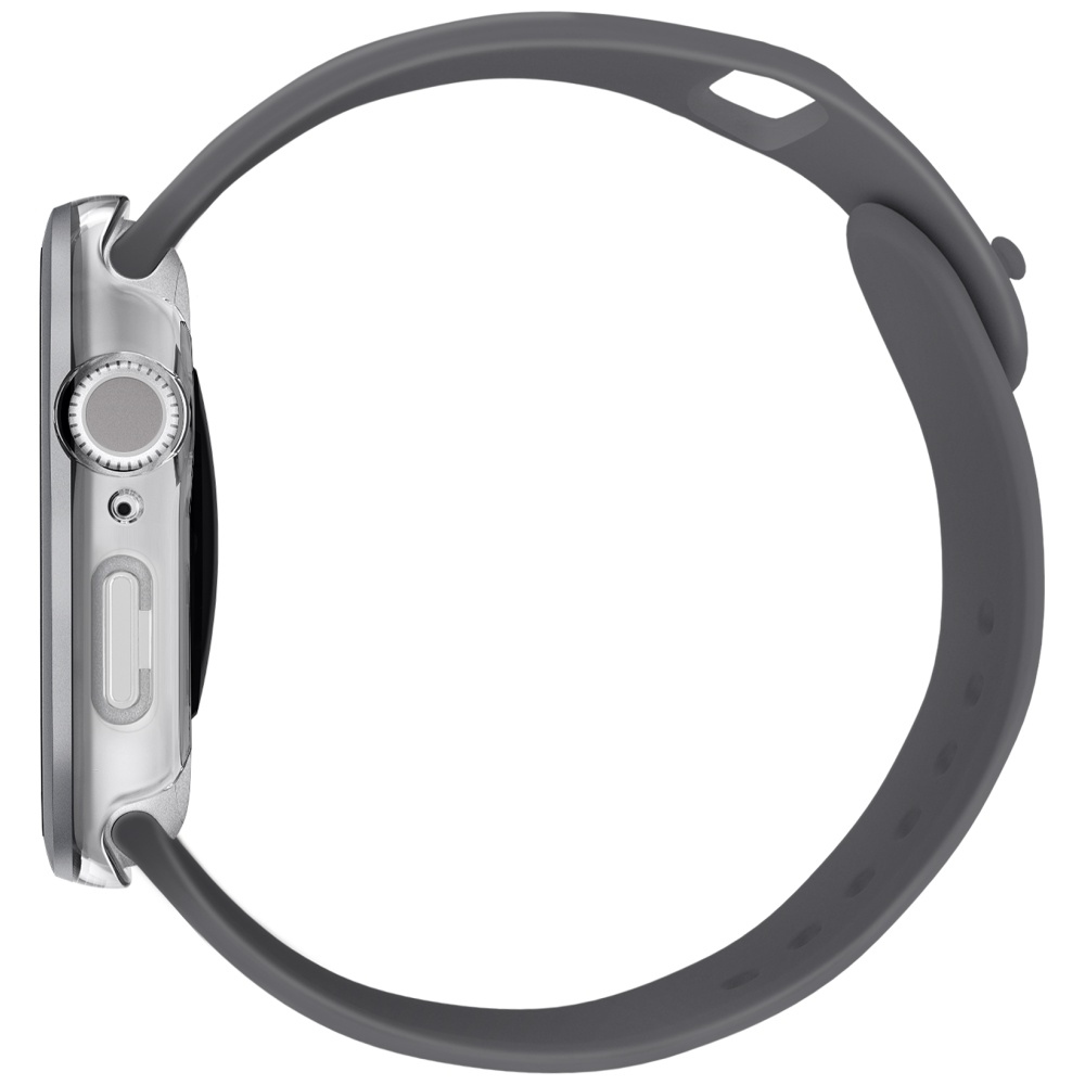 Uniq Voute dėklas Apple Watch 42 mm su stiklu – sidabrinis