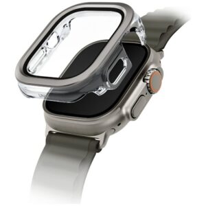 Uniq Voute dėklas Apple Watch Ultra 49 mm – sidabrinis
