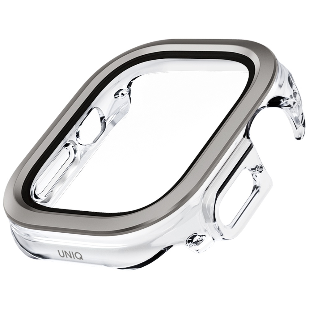 Uniq Voute dėklas Apple Watch Ultra 49 mm – sidabrinis