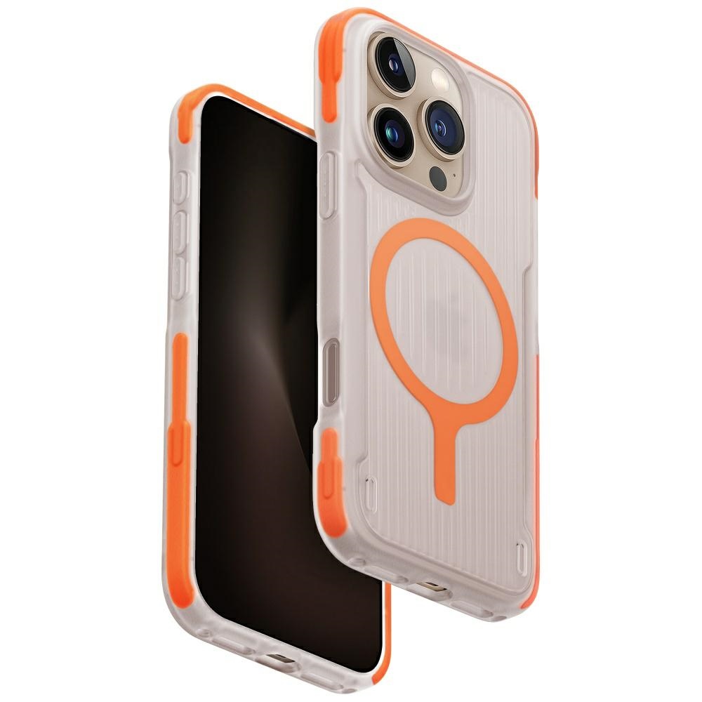 Uniq Combat Active MagClick dėklas iPhone 16 Pro – oranžinis