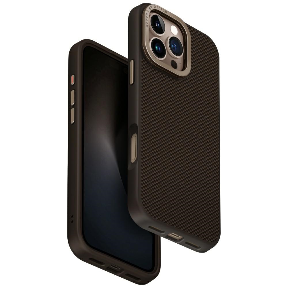 Uniq Keva Max MagClick dėklas iPhone 16 Pro Max – rudas