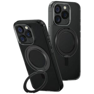 Uniq Swivix 360 dėklas iPhone 16 Pro – juodas