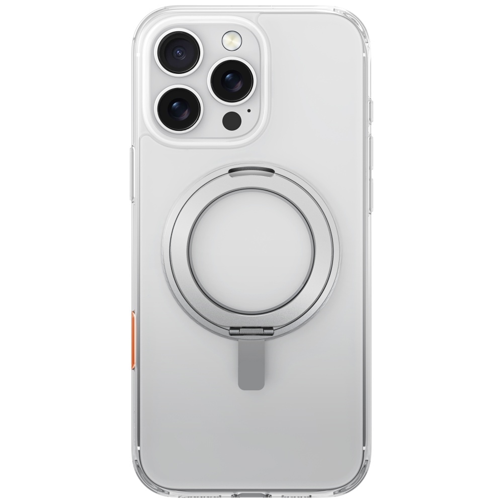 Uniq Swivix 360 magnetinis dėklas iPhone 16 Pro – skaidrus