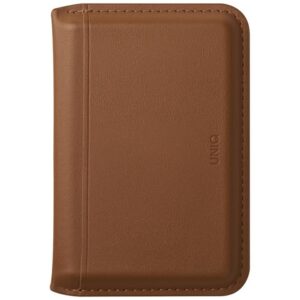 Uniq Lyden DS RFID magnetinė piniginė su telefono stovu - ruda