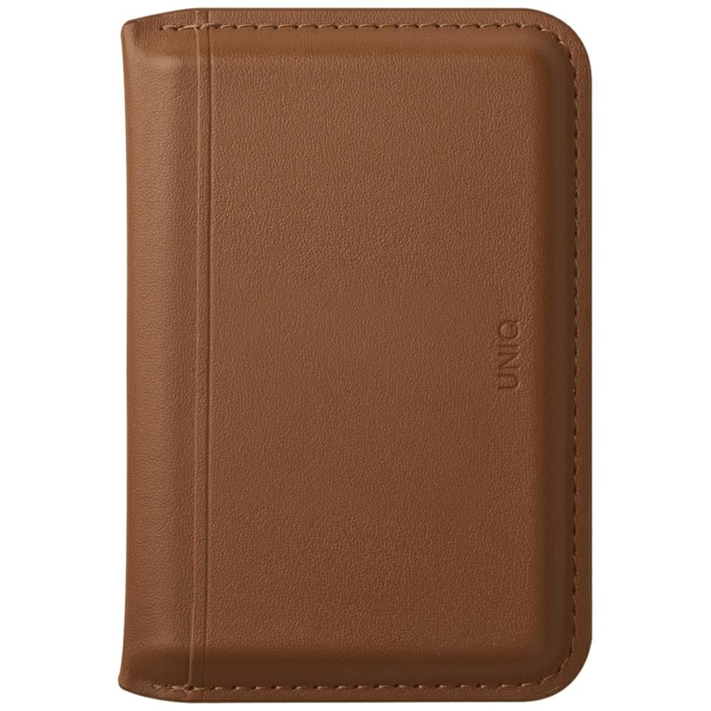 Uniq Lyden DS RFID magnetinė piniginė su telefono stovu - ruda
