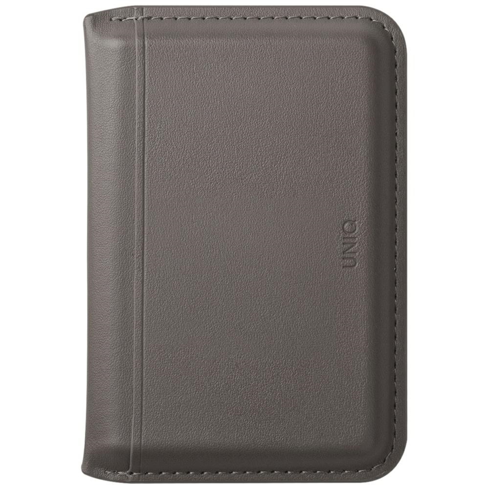 Uniq Lyden DS RFID magnetinė piniginė su telefono stovu - pilka