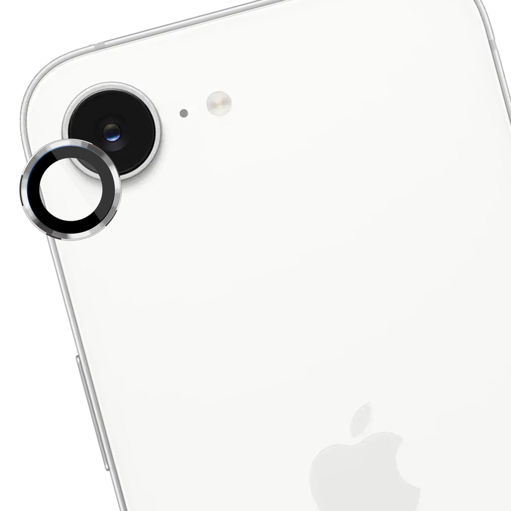 Grūdintas stiklas fotoaparato objektyvui 3mk Lens Protection Pro Silver, skirtas Apple iPhone 16e
