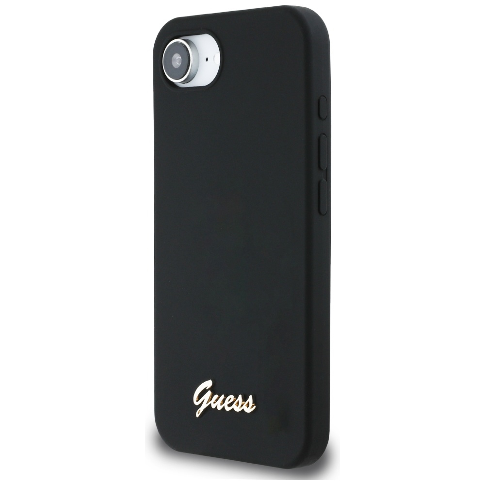 Guess MagSafe dėklas iPhone 16e – juodas