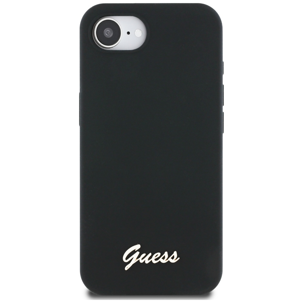 Guess MagSafe dėklas iPhone 16e – juodas