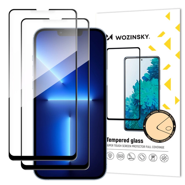 Wozinsky Full Glue grūdintas stiklas Xiaomi POCO M7 (2 vnt.)