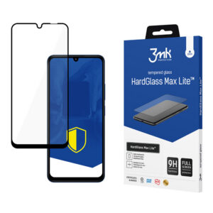 3mk HardGlass Max Lite juodas grūdintas stiklas, skirtas Xiaomi Redmi 14C / Xiaomi Poco C75 / Xiaomi Redmi A4 5G