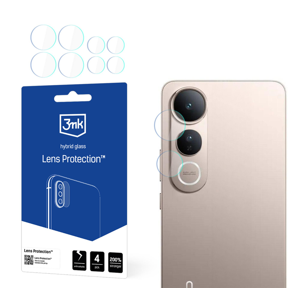 3mk lens apsauga hybrid glass skirtas vivo V50 lite 4g camera lens