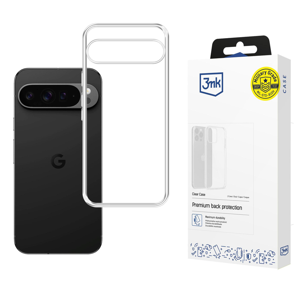 3mk clear dėklas skirtas Google Pixel 10 Pro XL - Transparent