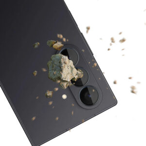 3mk Lens Protection Pro fotoaparato stiklas, skirtas Samsung Galaxy Z Fold 7 – juodas