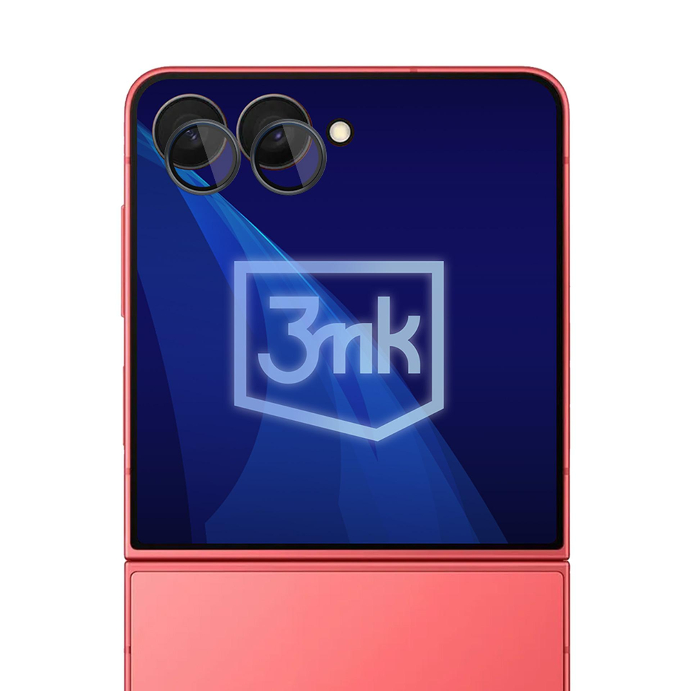 3mk Lens Protection Pro fotoaparato stiklas, skirtas Samsung Galaxy Z Flip 7 – juodas