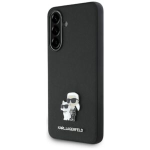 Karl Lagerfeld Saffiano dėklas Galaxy A36 – juodas