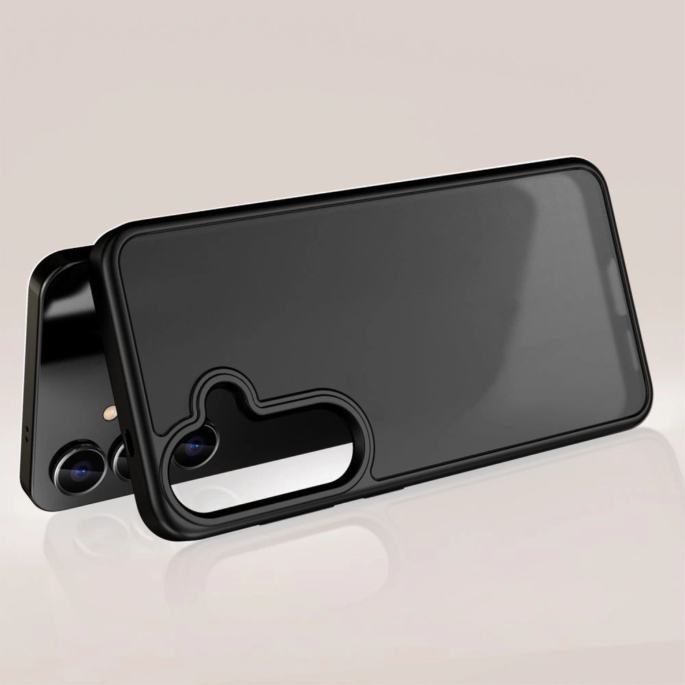 Dėklas Tech-Protect MagMat Samsung Galaxy S25 Edge, matinis juodas