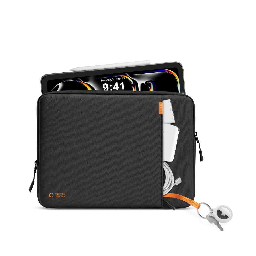 Dėklas Tech-Protect Defender nešiojamajam kompiuteriui ir planšetei 11-13 col., juodas