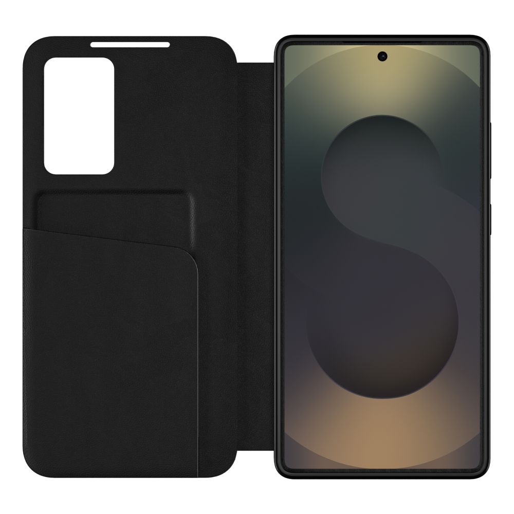 Dėklas Tech-Protect Smart Wallet Galaxy S25, matinis juodas