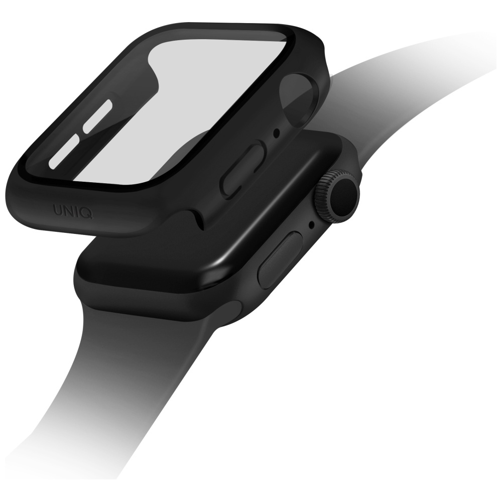 Uniq Nautic dėklas Apple Watch 46 mm – juodas