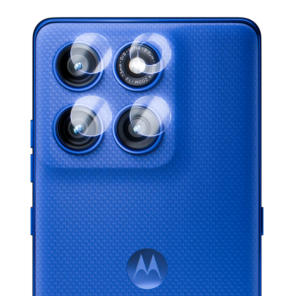 3mk objektyvo apsaugos hibridinis stiklas, skirtas fotoaparato objektyvui „Motorola Edge 60 Pro“.