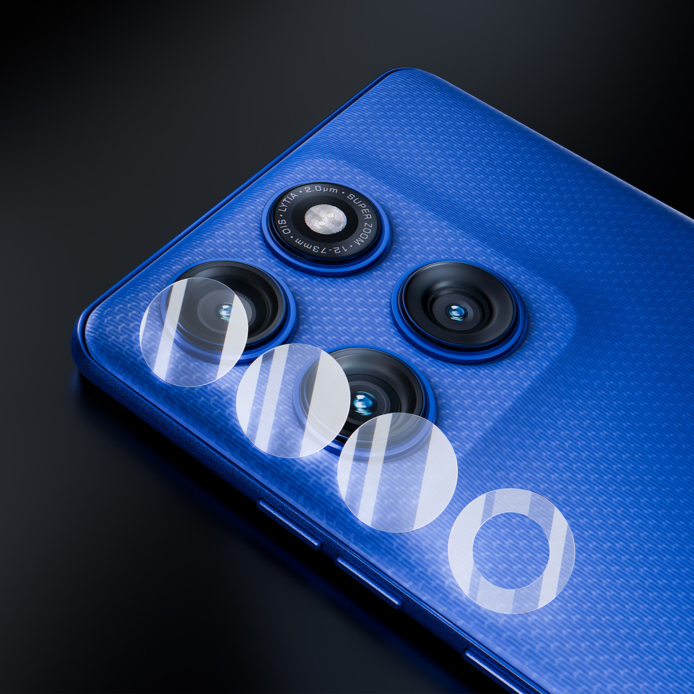 3mk objektyvo apsaugos hibridinis stiklas, skirtas fotoaparato objektyvui „Motorola Edge 60 Pro“.