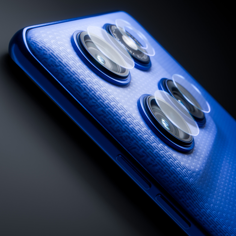 3mk objektyvo apsaugos hibridinis stiklas, skirtas fotoaparato objektyvui „Motorola Edge 60 Pro“.