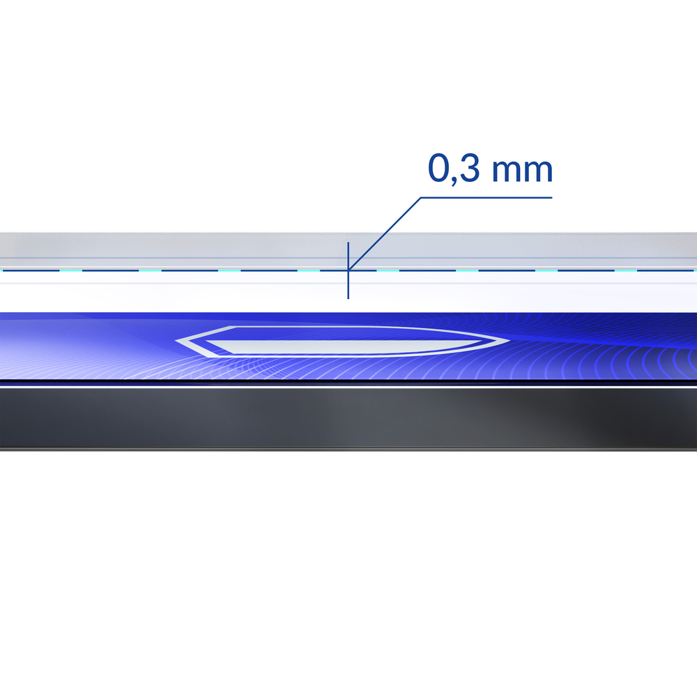 Hibridinis stiklas 3mk FlexibleGlass v2.0, skirtas Apple iPhone 15 Pro Max