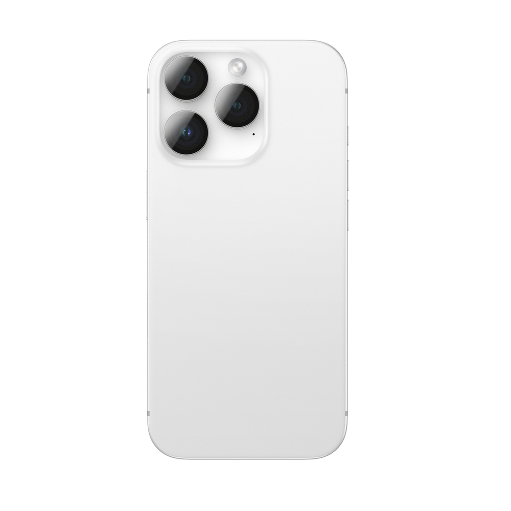 AmazingThing AR3 kameros stiklas iPhone 16 Pro/Pro Max – skaidrus