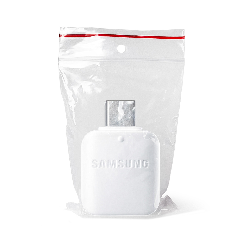 Samsung EE-UN930 USB-A į USB-C OTG adapteris (masinis – pakaitinė pakuotė) – balta