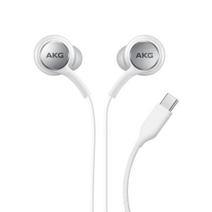 „Samsung EO-IC100BWE“ USB-C stereofoninės „Hi-Fi“ laidinės ausinės (OOB masė – pakaitinė pakuotė) – balta