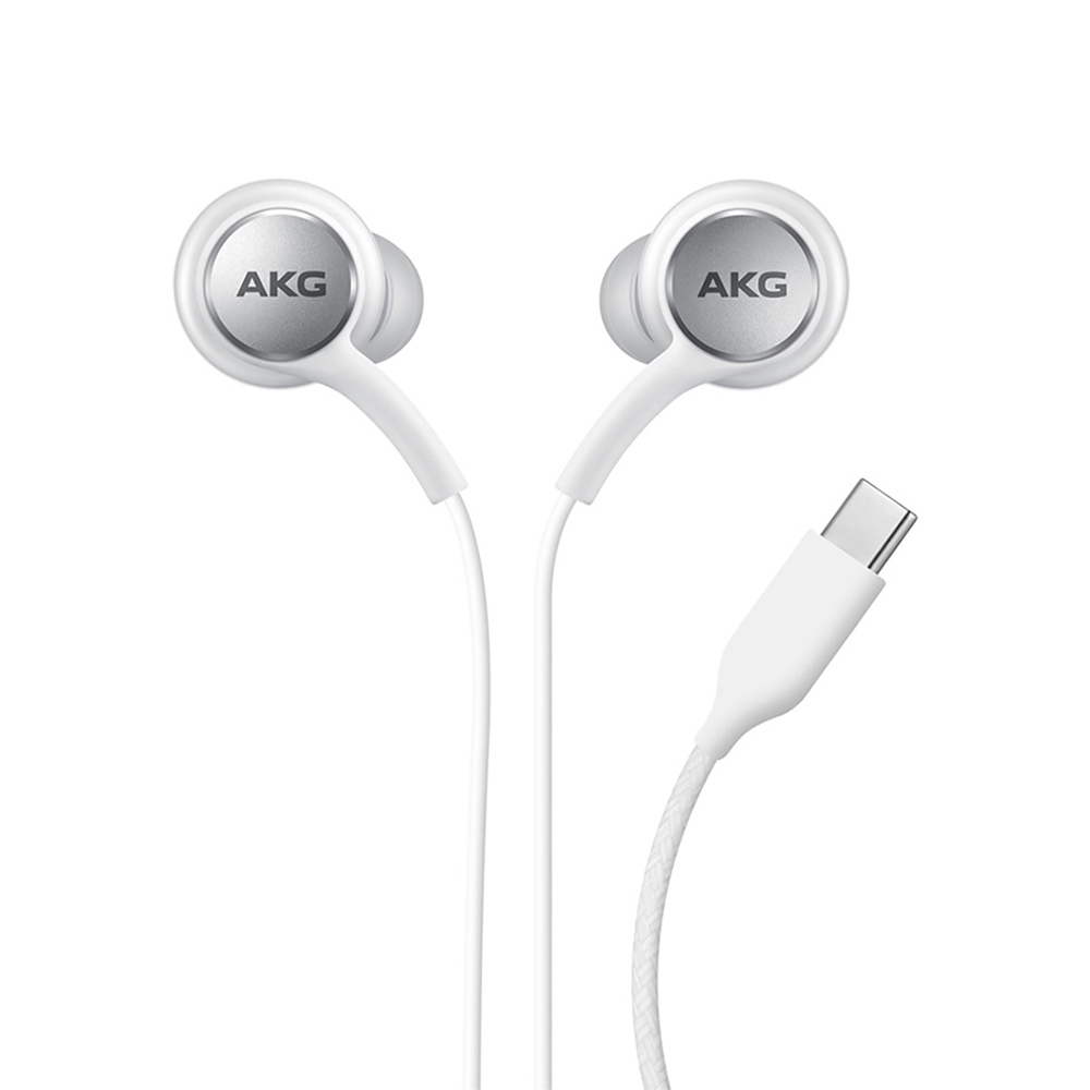 „Samsung EO-IC100BWE“ USB-C stereofoninės „Hi-Fi“ laidinės ausinės (OOB masė – pakaitinė pakuotė) – balta