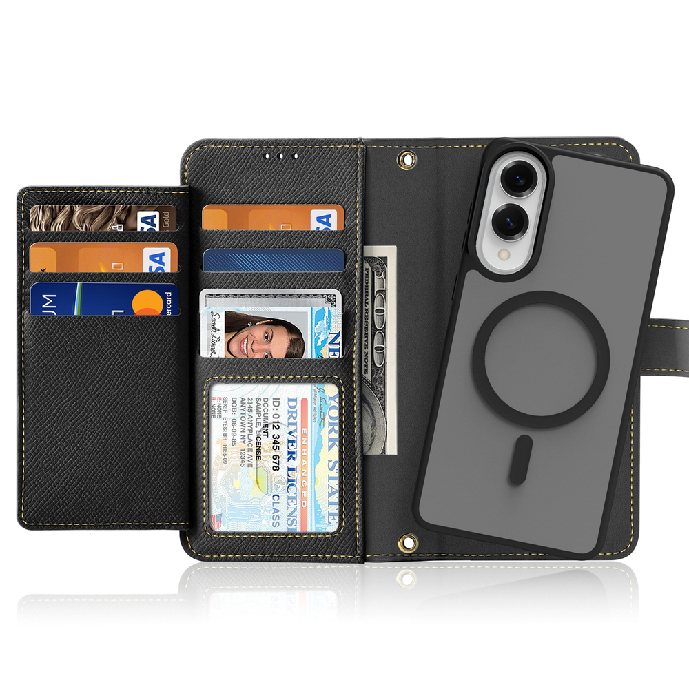 Dux Ducis Lava MagSafe dėklas Galaxy S25 Edge – juodas