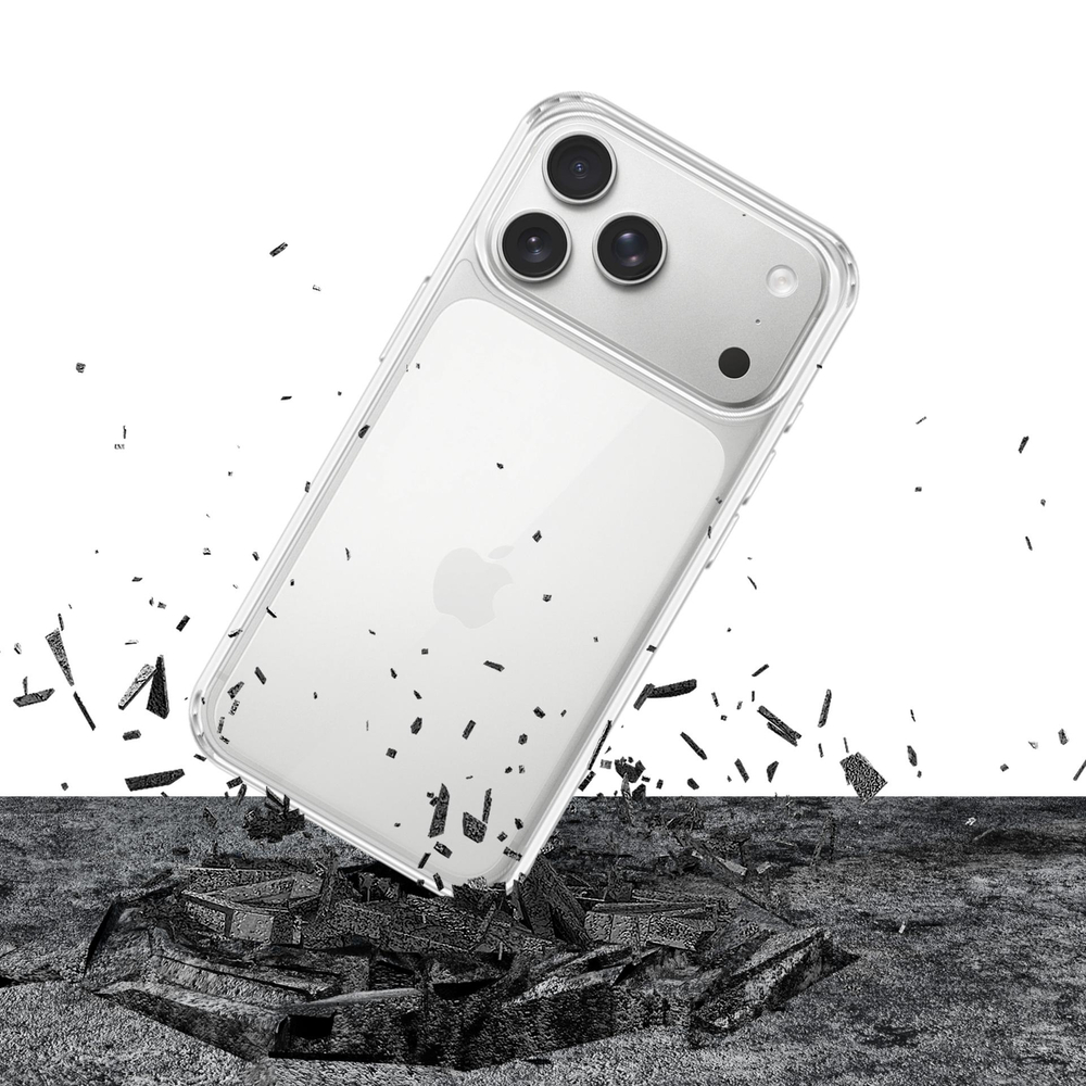 3mk šarvų dėklas, skirtas Apple iPhone 17 Pro Max – skaidrus