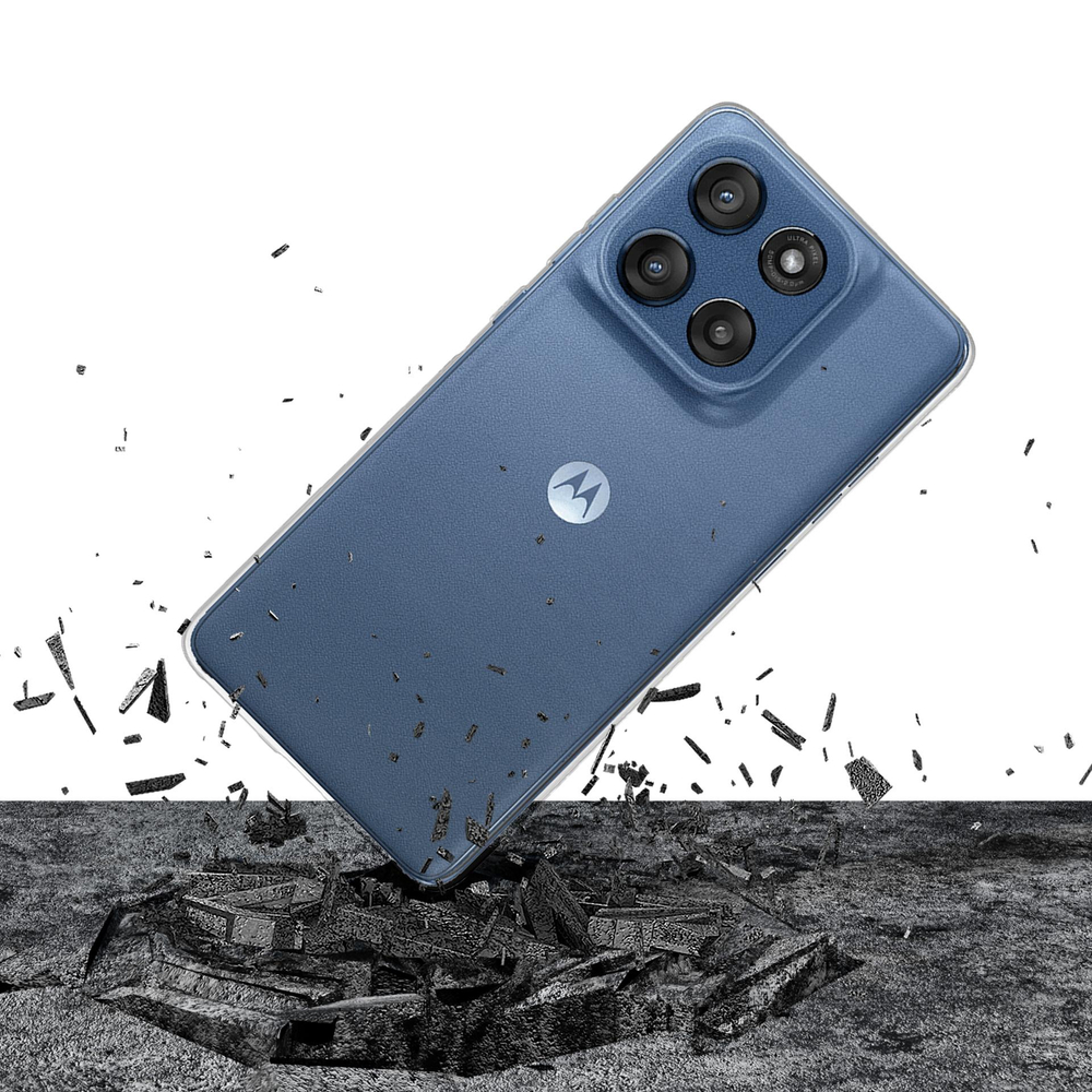 3mk skaidrus dėklas, skirtas Motorola Moto Edge 60/60 Fusion – skaidrus