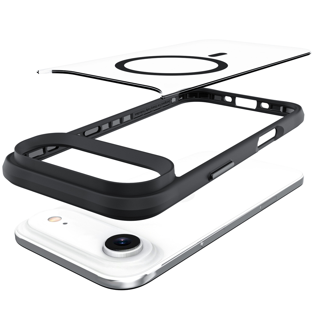 3mk Satin Armor MagCase, skirtas iPhone 17 Air – baltas