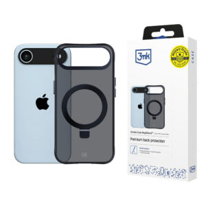 3mk Smoke Case Mag&Stand MagSafe dėklas iPhone Air – juodas