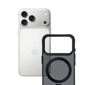 3mk Smoke Case Mag&Stand, skirtas iPhone 17 Pro – juodas