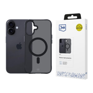 3mk smoke magcase skirtas iPhone 17 - Black Semi-Transparent