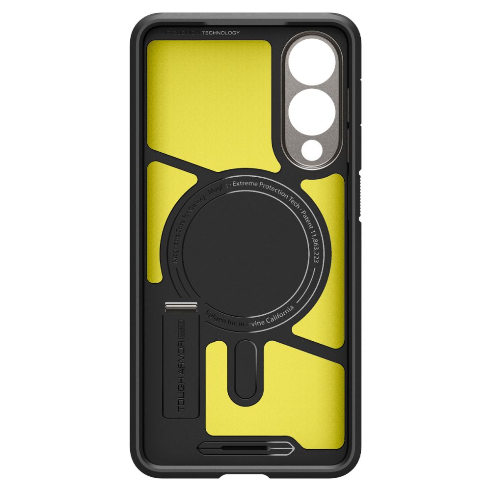 Dėklas Spigen Tough Armor MagSafe Galaxy S25 Edge, tamsiai pilkas