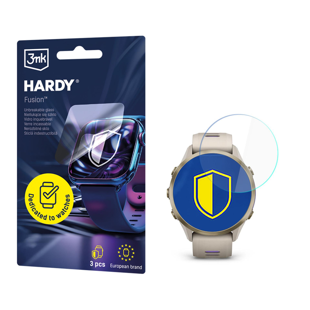 3mk Watch Protection ARC Smartwatch ekrano apsauginė plėvelė, skirta Garmin Forerunner 970 (47mm)