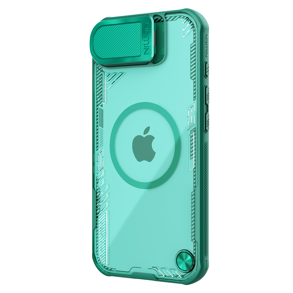 Nillkin Iceblade Prop MagSafe dėklas iPhone 16e – žalias